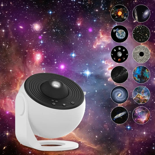Galaxy Star Projector – 360° Rotating Night Light