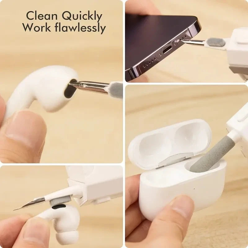 8-in-1 Keyboard & Electronics Cleaning Kit – Brush & Tools for Screens & Earbuds